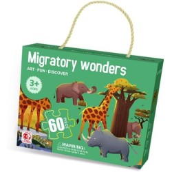 Puzzle Migratory Wonders 60 piezas Ref-88610 Nuevo Puzzle Migratory Wonders 60 piezas Ref-88610 Nuevo