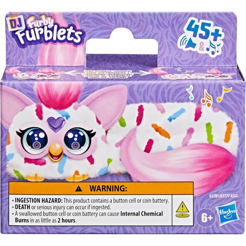 Mini peluche interactivo Furblets Berry-Cup-Cake Hasbro Grado A Mini peluche interactivo Furblets Berry-Cup-Cake Hasbro Grado A