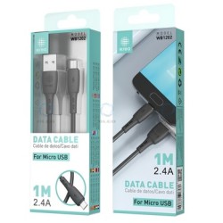 Cable Micro-Usb WB1202 2.4A 1M Nuevo Cable Micro-Usb WB1202 2.4A 1M Nuevo